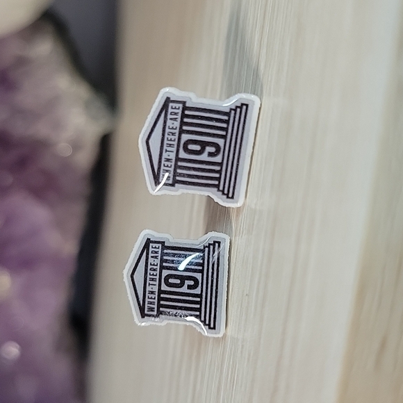 Supreme Court When There Are Nine Feminist Stud Earrings - Picture 1 of 8